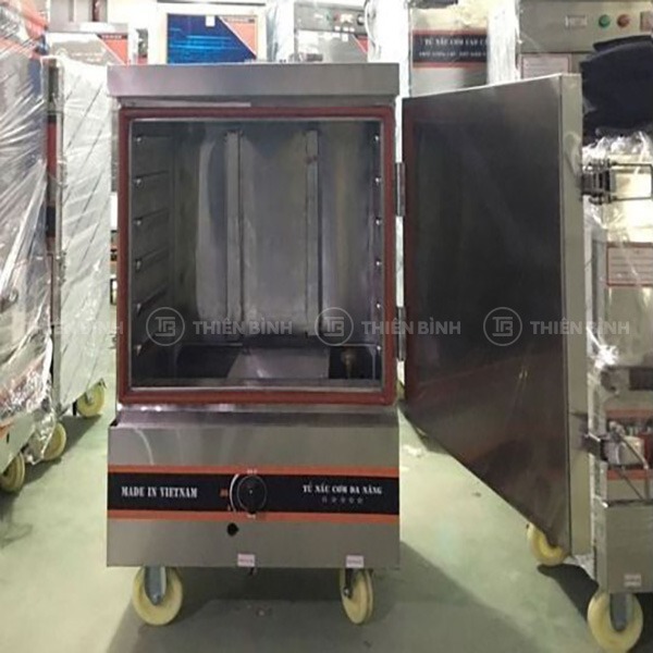 Tủ nấu cơm 6 khay dùng gas TC-G6K 3 Khoang tủ cơm TC-G6K