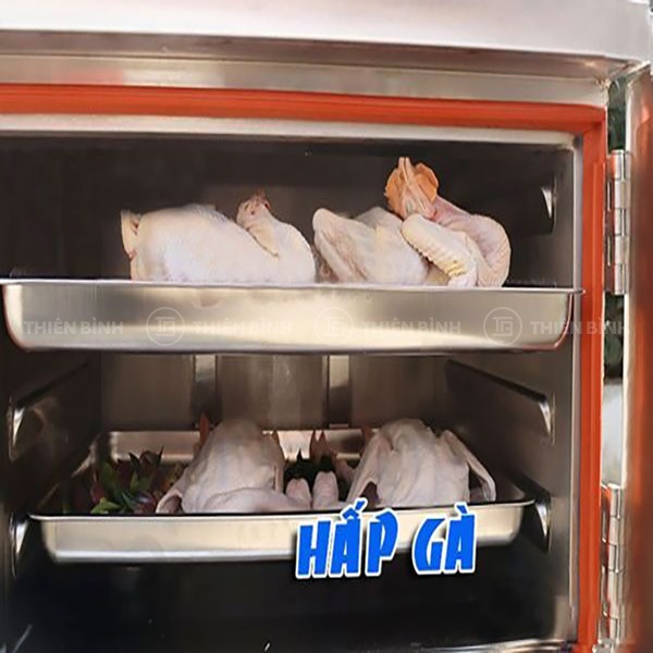 Tủ nấu cơm công nghiệp 10 khay dùng gas TC-G10K 5 Sử dụng tủ cơm TC-G10K để hấp thực phẩm