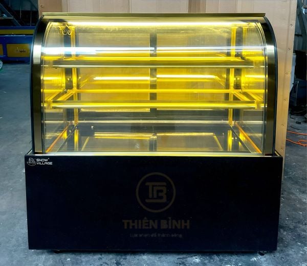 Tủ bánh kem 3 tầng 1m2 Snow Village GB-300-4L (đế đá) 4 Tủ bánh kem 3 tầng Snow Village GB-300-4L (đế đá)