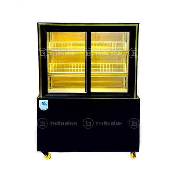 Tủ bánh mini 3 tầng 90cm Snow Village (cửa lùa phía trước)