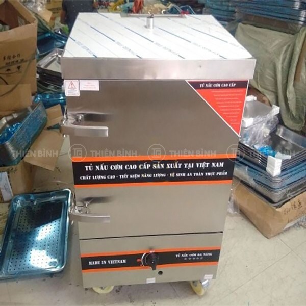 Tủ cơm công nghiệp 6 khay gas điện kết hợp TC-DG6K 2 Tủ cơm công nghiệp 6 khay gas điện kết hợp TC-DG6K