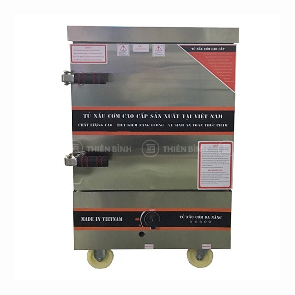 Tủ nấu cơm 6 khay điện gas TC-DG6K