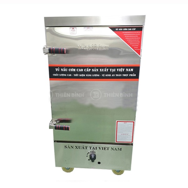 Tủ nấu cơm 8 khay điện gas TC-DG8K