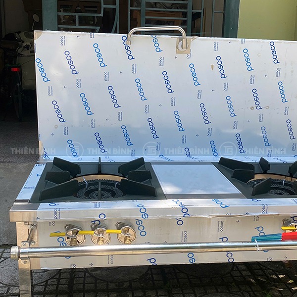 Bếp hầm đôi kiểu Hàn Quốc 7 Van gas của bếp hầm đôi