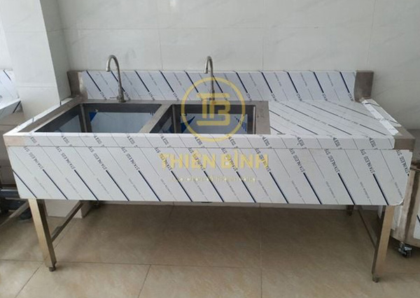 Chậu rửa công nghiệp đôi cánh phải 4 Ảnh chậu rửa công nghiệp đôi cánh phải