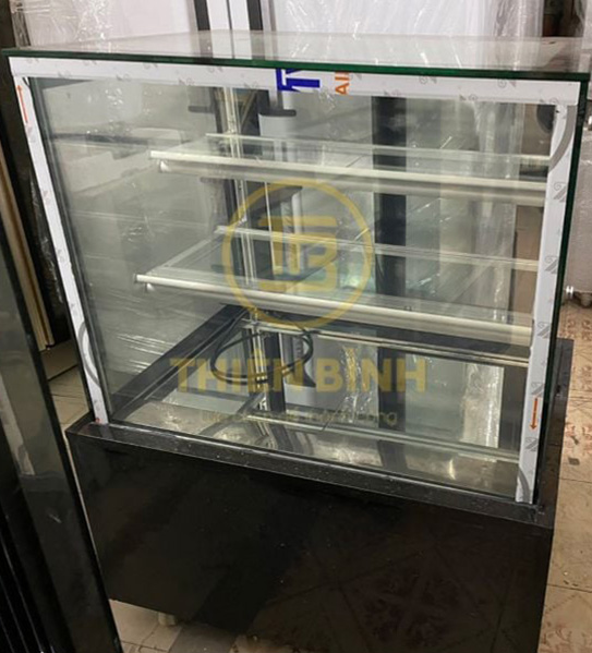 Tủ bánh kem kính vuông 1m2 Senghong 2 Ảnh tủ bánh kem kính vuông 1m2 Senghong