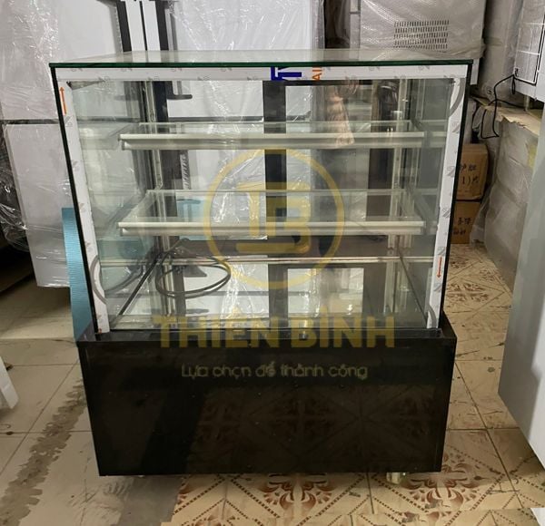 Tủ bánh kem kính vuông 1m5 Senghong 4 Ảnh tủ bánh kem kính vuông 1m5 Senghong