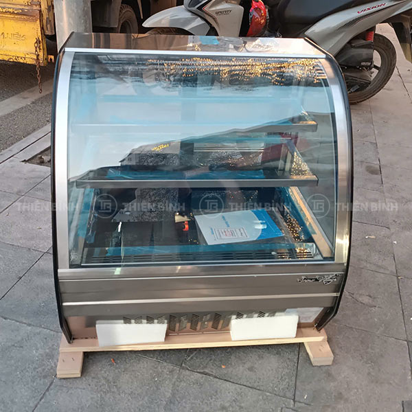 Tủ bánh mini kính cong để bàn 70 cm Snow Village GB-100 2 Ảnh tủ bánh Snow Village GB-100