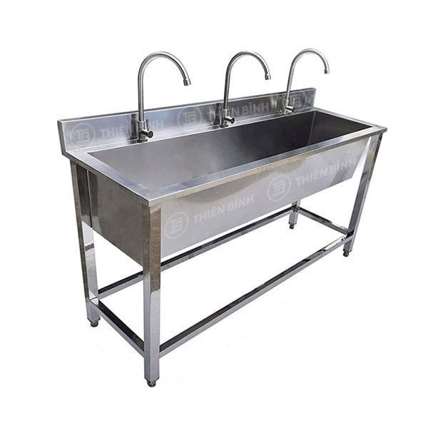 Bồn rửa tay inox cho trường học
