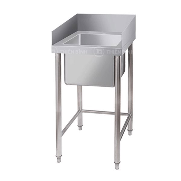 Chậu rửa 1 hố có thành xung quanh