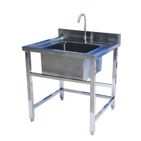Chậu rửa công nghiệp đơn inox