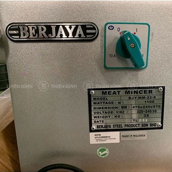 Máy xay thịt Berjaya BJY-MM22/S 5 Máy xay thịt Berjaya BJY-MM22/S - Hình ảnh 5