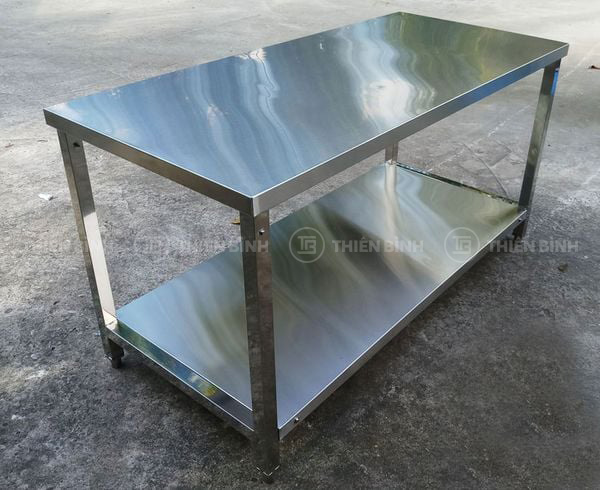 Bàn sơ chế inox 2 Hình ảnh bàn sơ chế inox