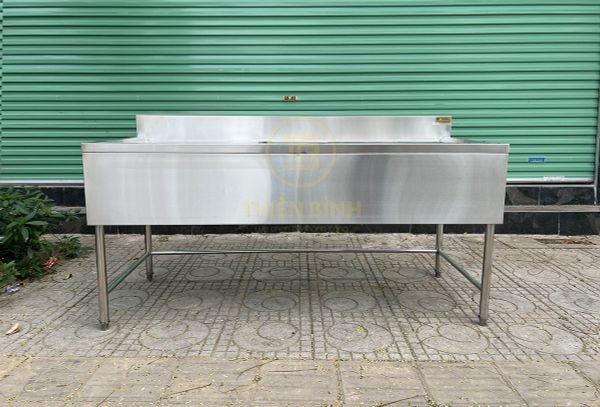 Chậu rửa inox đơn có bàn lệch trái 6 Hình ảnh chậu rửa inox đơn có bàn lệch trái