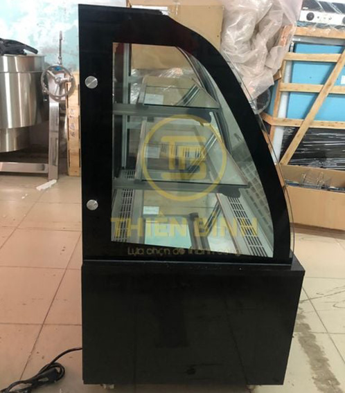 Tủ trưng bày bánh 1m2 kính cong Senghong 3 Hình ảnh thực tế tủ trưng bày bánh 1m2 kính cong Senghong