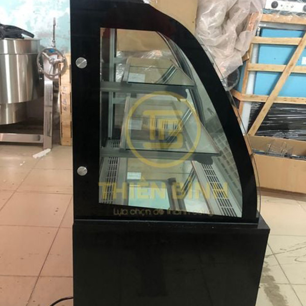 Tủ bánh kem 3 tầng 90cm kính cong Senghong 4 Hình ảnh tủ bánh kem 3 tầng 90cm kính cong Senghong