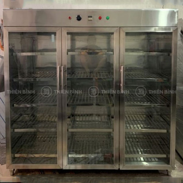 Tủ sấy bát công nghiệp 3 cánh kính 2 Hình ảnh tủ sấy bát công nghiệp 3 cánh kính