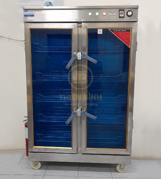 Tủ sấy chén bát công nghiệp 2 cánh kính (1 lớp inox) 3 Tủ sấy chén bát công nghiệp 2 cánh kính (1 lớp inox) - Hình ảnh 3