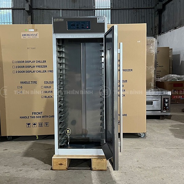 Tủ ủ bột 18 khay Fuji Air FJ-P18D 5 Khoang ủ bột của tủ ủ bột 18 khay Fuji Air FJ-P18D