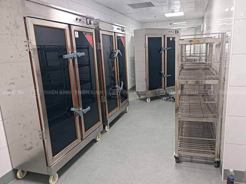 Thiết kế, cung cấp thiết bị bếp ăn tập thể cho công ty Tamron Nhật Bản 9 Lắp đặt tủ sấy