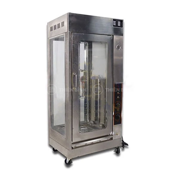 Lò quay vịt kính vuông 2 dàn gas BVG-18