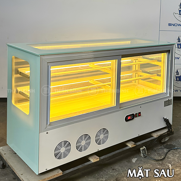 Tủ bánh kem 1m2 kính vuông Snow Village GB-1200V 7 Mặt sau tủ bánh kem Snow Village GB-1200V