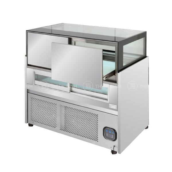 Tủ trưng bày bánh Berjaya RDS-M-12W 2 Mặt sau tủ trưng bày bánh Berjaya RDS-M-12W