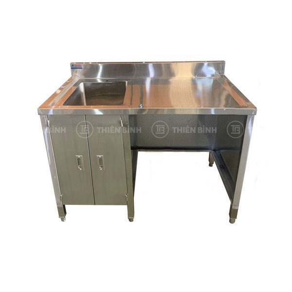 Quầy bàn chậu rửa inox TB-QBCR