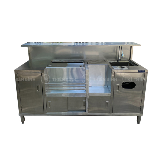 Quầy pha chế inox TB-QBM13