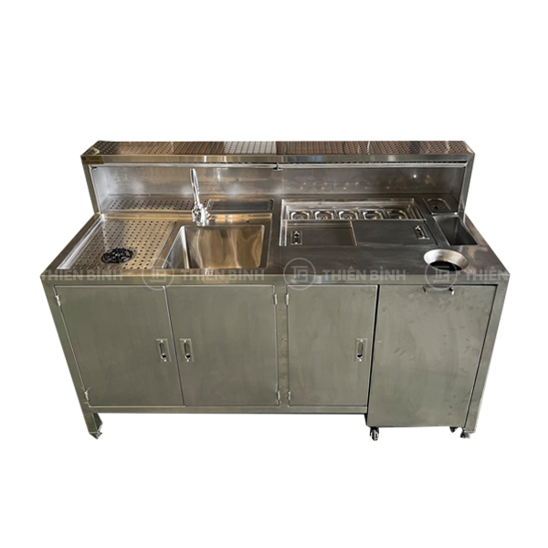 Quầy pha chế inox TB-QBM17