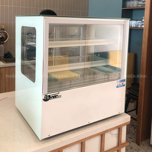 Tủ bánh mini để bàn 70cm kính vuông Snow Village GB-100V 7 Snow Village GB-100V