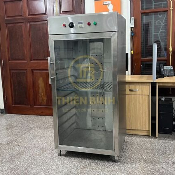 Tủ sấy bát đĩa công nghiệp 1 cánh kính (2 lớp inox) 5 Thân tủ sấy bát đĩa 1 cánh kính