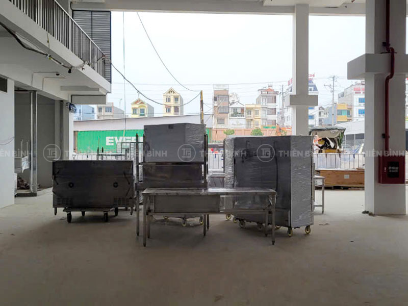 Thiết kế, cung cấp thiết bị bếp ăn tập thể cho công ty Tamron Nhật Bản 6 Thiết bị được tập kết tại dự án