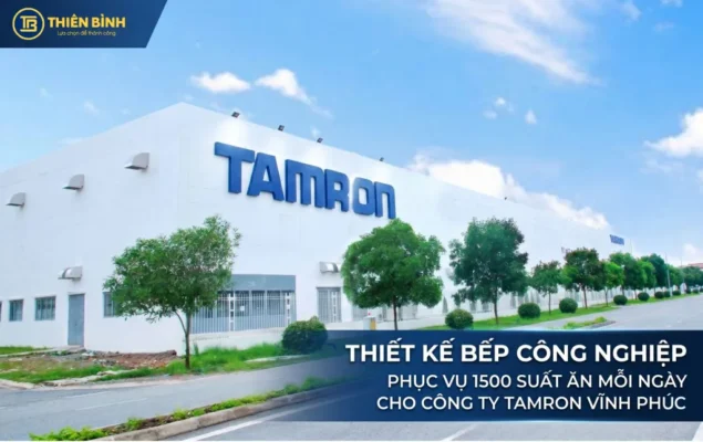 Thiết kế bếp Tamron Vĩnh Phúc