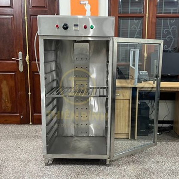 Tủ sấy bát đĩa công nghiệp 1 cánh kính (2 lớp inox) 6 Thiết kế tủ sấy 1 cánh kính