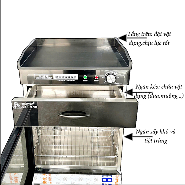 Tủ sấy bát đĩa Snow Village YTP-600 2 Tủ sấy bát đĩa Snow Village YTP-600 - Hình ảnh 2