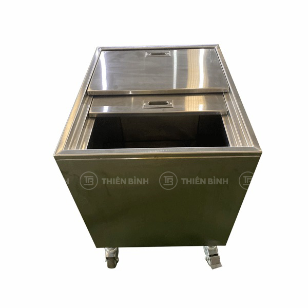 Thùng đá inox di động