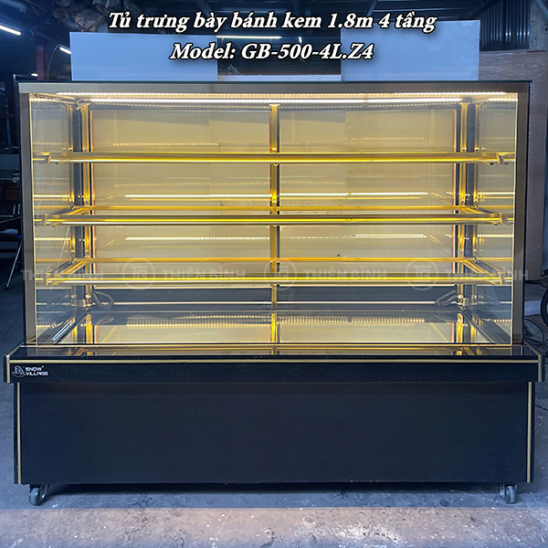 Tủ bánh kem 4 tầng 1m8 Snow Village GB-500-4L.Z4 3 Tủ bánh kem 1m8 Snow Village GB-500-4L.Z4