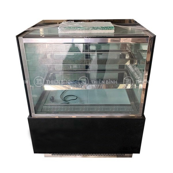 Tủ bánh kem 3 tầng kính vuông 90cm Senghong SHB-900