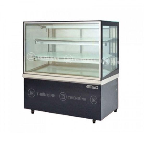 Tủ bánh kem kính vuông 1m2 Berjaya RCS-12SB13-2FB-Bếp Thiên Bình