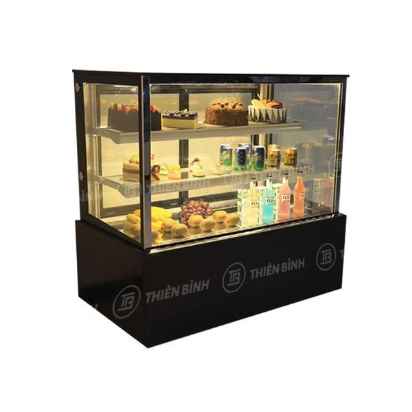 Tủ bánh kem kính vuông 1m5 Senghong