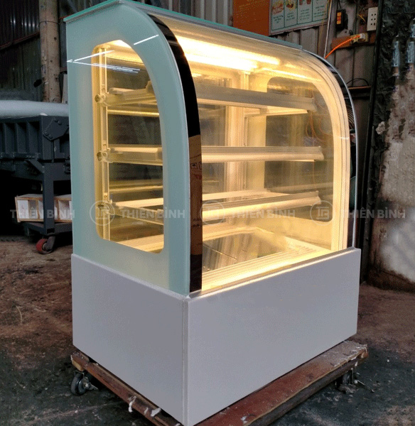 Tủ bánh kem mini để bàn 70 cm 4 tầng Snow Village GB-100-4T 2 Tủ bánh kem Snow Village GB-100-4T