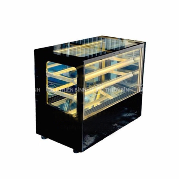 Tủ bánh mini để bàn 70cm kính vuông Snow Village GB-100V