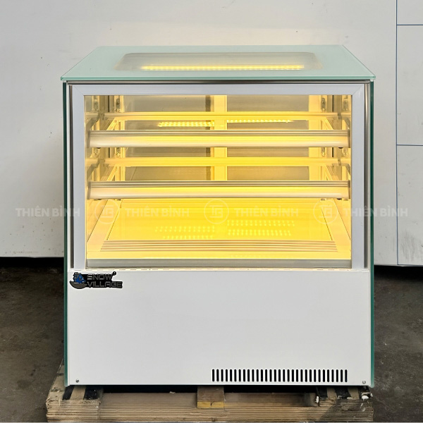 Tủ bánh mini để bàn 70cm kính vuông Snow Village GB-100V 3 Tủ bánh mini để bàn 70cm Snow Village GB-100V