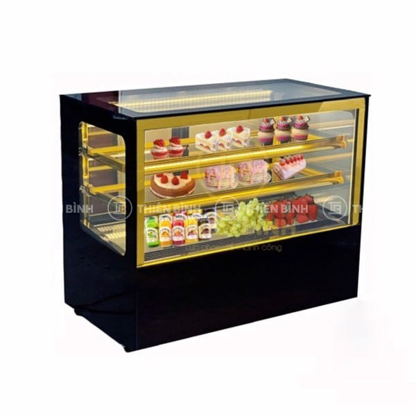 Tủ bánh mini để bàn 90cm kính vuông Snow Village GB-120V