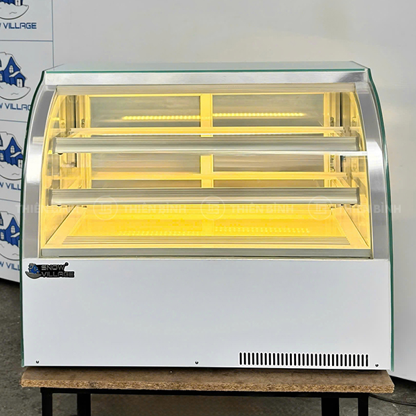 Tủ bánh mini để bàn 90cm kính cong Snow Village GB-120 2 Tủ bánh mini để bàn 90cm Snow Village GB-120