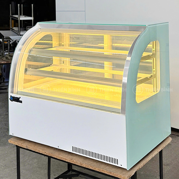 Tủ bánh mini để bàn 90cm kính cong Snow Village GB-120 5 Tủ bánh mini để bàn kính cong Snow Village GB-120