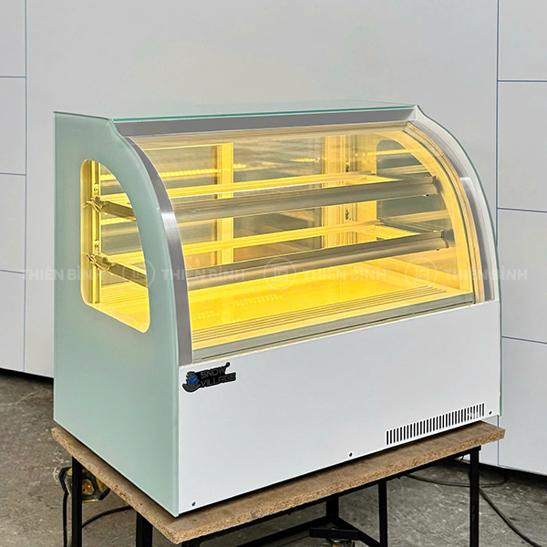 Tủ bánh mini để bàn 90cm kính cong Snow Village GB-120 4 Tủ bánh mini để bàn Snow Village GB-120