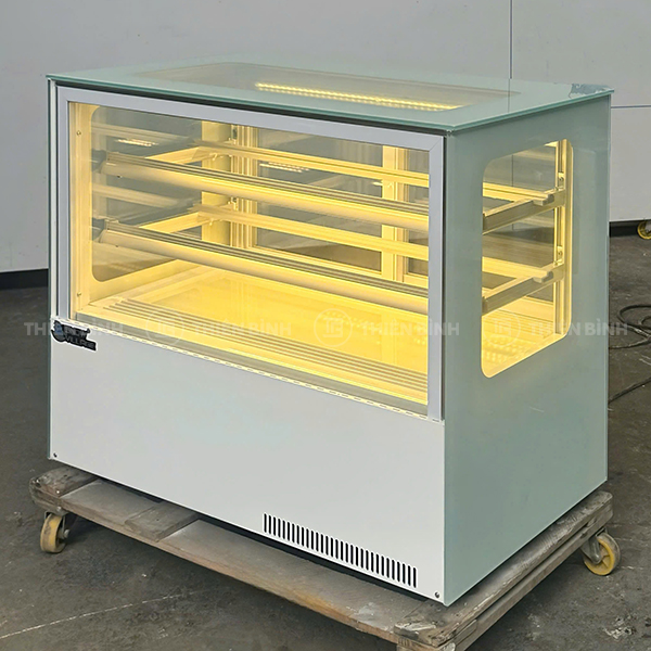 Tủ bánh mini để bàn 90cm kính vuông Snow Village GB-120V 4 Tủ bánh mini để bàn Snow Village GB-120V