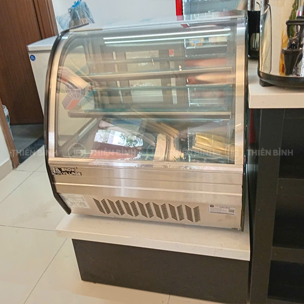 Tủ bánh mini kính cong để bàn 70 cm Snow Village GB-100 6 Tủ bánh mini kính cong để bàn Snow Village GB-100